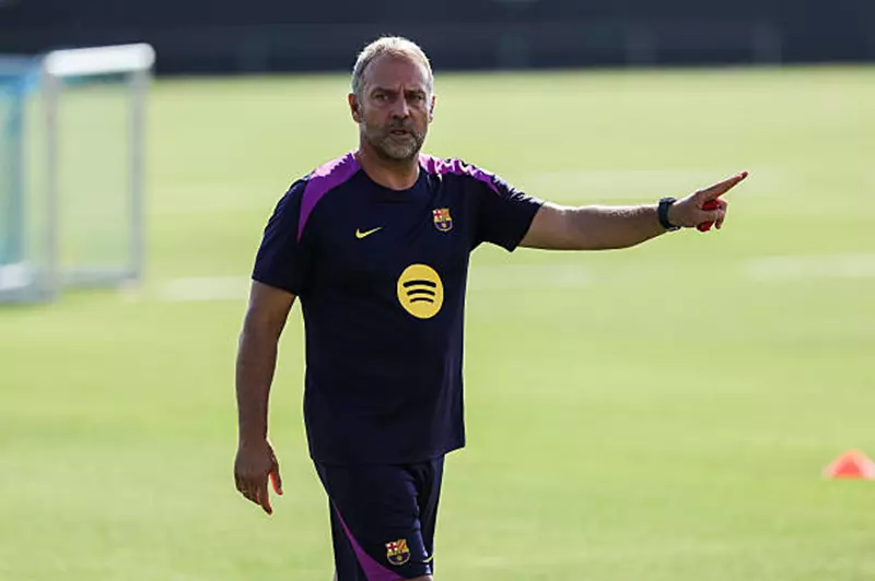 هانز فليك مدرب برشلونة